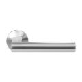 GPF Bouwbeslag RVS GPF3145.09-00 Umu deurkruk op rond rozet RVS 50x8 mm RVS geborsteld GPF3145090100-00