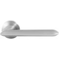 GPF Bouwbeslag RVS GPF3150.00R Wini deurkruk gatdeel op rond rozet 50x8 mm rechtswijzend RVS geborsteld GPF3150090300-00