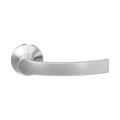 GPF Bouwbeslag RVS GPF3155.09-00 Kokoru deurkruk op rond rozet RVS geborsteld 50x8 mm RVS geborsteld GPF3155090100-00