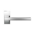 GPF Bouwbeslag RVS GPF3160.01R Raa deurkruk gatdeel op rechthoekig rozet 70x32x10 mm rechtswijzend RVS geborsteld GPF3160090300-01
