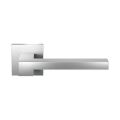 GPF Bouwbeslag RVS GPF3160.02R Raa deurkruk gatdeel op vierkant rozet 50x50x8 mm rechtswijzend RVS geborsteld GPF3160090300-02