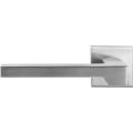 GPF Bouwbeslag RVS 3160.09-02L Raa deurkruk gatdeel op vierkante rozet 50x50x8 mm linkswijzend RVS mat geborsteld GPF3160090200-02