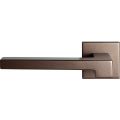 GPF Bouwbeslag Anastasius 3160.A2-02L Raa deurkruk gatdeel op vierkante rozet 50x50x8 mm linkswijzend Bronze blend GPF3160A20200-02