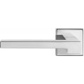 GPF Bouwbeslag RVS 3162.49-02L Raa deurkruk gatdeel op vierkante rozet 50x50x8 mm linkswijzend RVS gepolijst GPF3162490200-02