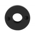 GPF Bouwbeslag Smeedijzer GPF6100.64 rozet rond 53x5 mm voor buiten coating smeedijzer zwart GPF6100640100