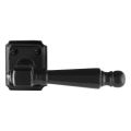 GPF Bouwbeslag Smeedijzer GPF6210.60-02 Mela deurkruk op rechthoekig rozet 59x48x6 mm smeedijzer zwart GPF6210600100-02
