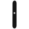 GPF Bouwbeslag ZwartWit GPF8100.70R XL BB72 langschild gatdeel XL afgerond 282x40x8,5 mm BB72 rechtsdraaiend zwart GPF810070311