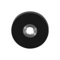 GPF Bouwbeslag ZwartWit 8100.05L rozet vierkant 50x6 mm linkswijzend zwart GPF810005200