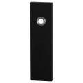 GPF Bouwbeslag ZwartWit 8100.15R BB56 kortschild gatdeel rechthoekig 169x46x8,5 mm BB 56 mm rechtswijzend zwart GPF810015301
