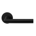 GPF Bouwbeslag ZwartWit GPF8210.61-00 Toi deurkruk op rond rozet 50x8 mm zwart GPF8210610100-00