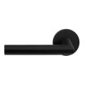 GPF Bouwbeslag ZwartWit GPF8210.61-00L/R Toi deurkruk gatdeel op rond rozet 50x8 mm links-rechtswijzend zwart GPF8210610200-00