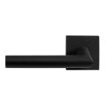 GPF Bouwbeslag ZwartWit GPF8210.61-02L Toi deurkruk gatdeel op vierkant rozet 50x50x8 mm linkswijzend zwart GPF8210610200-02