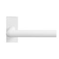 GPF Bouwbeslag ZwartWit GPF8212.62-01R Toi deurkruk gatdeel op rechthoekig rozet 70x32x10 mm rechtswijzend wit GPF8212620300-01