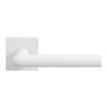GPF Bouwbeslag ZwartWit GPF8212.62-02R Toi deurkruk gatdeel op vierkant rozet 50x50x8 mm rechtswijzend wit GPF8212620300-02