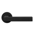 GPF Bouwbeslag ZwartWit GPF8216.61-00 Zaki+ deurkruk op rond rozet 50x8 mm zwart GPF8216610100-00