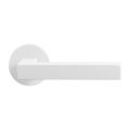 GPF Bouwbeslag ZwartWit GPF8218.62-00 Zaki+ deurkruk op rond rozet 50x8 mm wit GPF8218620100-00