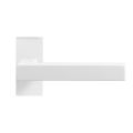 GPF Bouwbeslag ZwartWit GPF8218.62-01R Zaki+ deurkruk gatdeel op rechthoekig rozet 70x32x10 mm rechtswijzend wit GPF8218620300-01