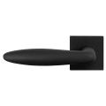 GPF Bouwbeslag ZwartWit GPF8220.61-02L Pepe deurkruk gatdeel op vierkant rozet 50x50x8 mm linkswijzend zwart GPF8220610200-02