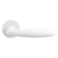 GPF Bouwbeslag ZwartWit GPF8222.62-00 Pepe deurkruk op rond rozet 50x8 mm wit GPF8222620100-00