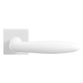 GPF Bouwbeslag ZwartWit GPF8222.62-02R Pepe deurkruk gatdeel op vierkant rozet 50x50x8 mm rechtswijzend wit GPF8222620300-02