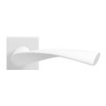 GPF Bouwbeslag ZwartWit GPF8227.62-02R Kino deurkruk gatdeel op vierkant rozet 50x50x8 mm rechtswijzend wit GPF8227620300-02
