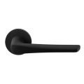 GPF Bouwbeslag ZwartWit GPF8230.61-00 Tiki deurkruk op rond rozet 50x8 mm zwart GPF8230610100-00