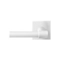 GPF Bouwbeslag ZwartWit GPF8233.62-02L Hipi Deux deurkruk gatdeel op vierkant rozet 50x50x8 mm linkswijzend wit GPF8233620200-02