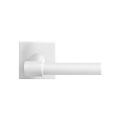 GPF Bouwbeslag ZwartWit GPF8233.62-02R Hipi Deux deurkruk gatdeel op vierkant rozet 50x50x8 mm rechtswijzend wit GPF8233620300-02