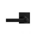 GPF Bouwbeslag ZwartWit 8235.61-02L Hipi deurkruk op vierkante rozet 50x50x8 mm linkswijzend zwart GPF8235610200-02