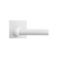 GPF Bouwbeslag ZwartWit GPF8237.62-02R Hipi deurkruk gatdeel op vierkant rozet 50x50x8 mm rechtswijzend wit GPF8237620300-02