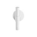 GPF Bouwbeslag ZwartWit GPF8239.62-00 Hipi Deux kruiskruk op rond rozet 50x8 mm wit GPF8239620100-00