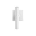 GPF Bouwbeslag ZwartWit GPF8239.62-02 Hipi Deux kruiskruk op vierkant rozet 50x50x8 mm wit GPF8239620100-02
