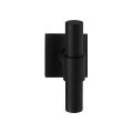 GPF Bouwbeslag ZwartWit GPF8241.61-02L Hipi Deux+ kruiskruk gatdeel op vierkant rozet 50x50x8 mm linkswijzend zwart GPF8241610200-02