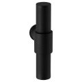 GPF Bouwbeslag ZwartWit GPF8241L/R Hipi Deux+ 105,5 mm deurkruk gatdeel links-rechtswijzend zwart GPF824101200