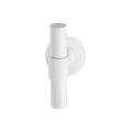 GPF Bouwbeslag ZwartWit GPF8243.62-40 Hipi Deux+ kruisknop gatdeel vast met knopvastzetter op rond rozet 50x8 mm wit GPF8243620400-00