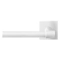 GPF Bouwbeslag ZwartWit GPF8246.62-02L Hipi Deux deurkruk gatdeel op vierkant rozet 50x50x8 mm linkswijzend wit GPF8246620200-02