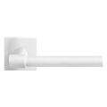 GPF Bouwbeslag ZwartWit GPF8246.62-02R Hipi Deux deurkruk gatdeel op vierkant rozet 50x50x8 mm rechtswijzend wit GPF8246620300-02