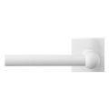 GPF Bouwbeslag ZwartWit GPF8247.62-02L Hipi deurkruk gatdeel op vierkant rozet 50x50x8 mm linkswijzend wit GPF8247620200-02