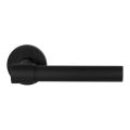 GPF Bouwbeslag ZwartWit GPF8248.61-00 Hipi Deux+ deurkruk op rond rozet 50x8 mm zwart GPF8248610100-00