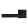 GPF Bouwbeslag ZwartWit GPF8248.61-02L Hipi Deux+ deurkruk gatdeel op vierkant rozet 50x50x8 mm linkswijzend zwart GPF8248610200-02