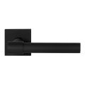 GPF Bouwbeslag ZwartWit GPF8248.61-02R Hipi Deux+ deurkruk gatdeel op vierkant rozet 50x50x8 mm rechtswijzend zwart GPF8248610300-02