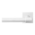 GPF Bouwbeslag ZwartWit GPF8249.62-02L Hipi Deux+ deurkruk gatdeel op vierkant rozet 50x50x8 mm linkswijzend wit GPF8249620200-02