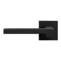 GPF Bouwbeslag ZwartWit GPF8285.61-02L Raa deurkruk gatdeel op vierkant rozet 50x50x8 mm linkswijzend zwart GPF8285610200-02