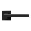 GPF Bouwbeslag ZwartWit GPF8285.61-02R Raa deurkruk gatdeel op vierkant rozet 50x50x8 mm rechtswijzend zwart GPF8285610300-02