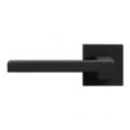 GPF Bouwbeslag ZwartWit 8285.61-02L Raa deurkruk op vierkante rozet 50x50x8 mm linkswijzend zwart GPF8285610200-02