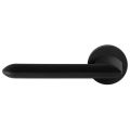 GPF Bouwbeslag ZwartWit GPF8290.61-00L Wini deurkruk gatdeel op rond rozet 50x8 mm linkswijzend zwart GPF8290610200-00