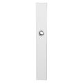 GPF Bouwbeslag ZwartWit GPF8876.61/blind veiligheids binnenschild SKG*** 257x35x8 mm rechthoekig smal blind wit GPF887662000