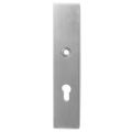 GPF Bouwbeslag RVS 9012.55 veiligheids buitenschild SKG*** 248x52x11 mm rechthoekig PC55 RVS geborsteld GPF901209032