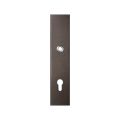 GPF Bouwbeslag Anastasius 9012.A1 veiligheids buitenschild SKG*** 248x52x11 mm rechthoekig PC92 Dark blend GPF9012A1062