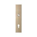 GPF Bouwbeslag Anastasius 9012.A4 veiligheids buitenschild SKG*** 248x52x11 mm rechthoekig PC92 Champagne blend GPF9012A4062